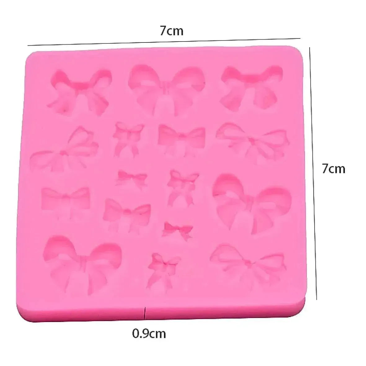 Bow Shapes - Silicone Fondant Gum Paste Mould | Trending Fondant Mould - thebakingtools.com